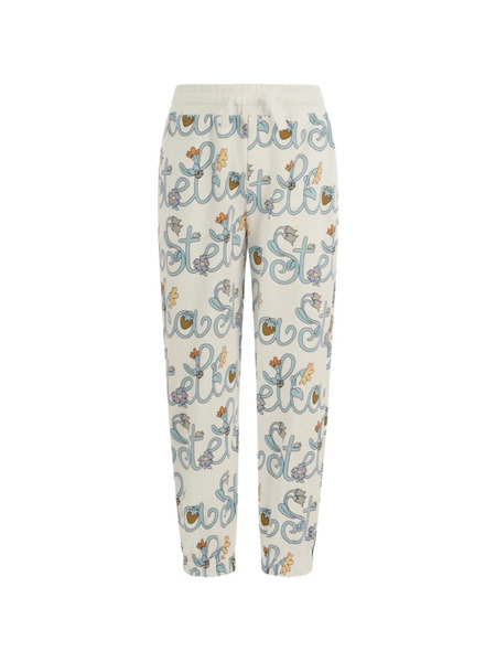  Stella Mccartney Kids Stella Floral Trousers - Neutrals 