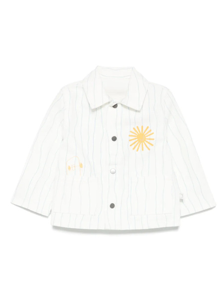  Stella Mccartney Kids Striped Jacket - White 