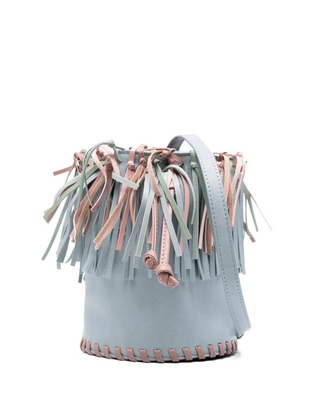  Stella Mccartney Kids Tassel Fringed Bucket Bag - Blue 