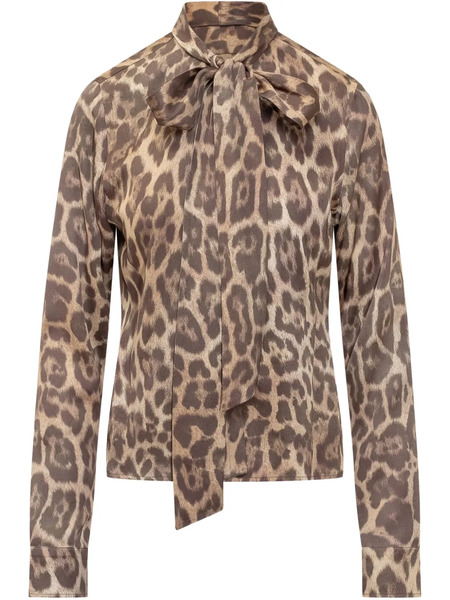  Stella Mccartney Leopard-print Blouse - Brown 
