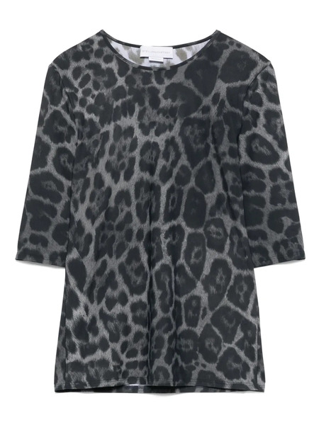  Stella Mccartney Leopard-print T-shirt - Grey 