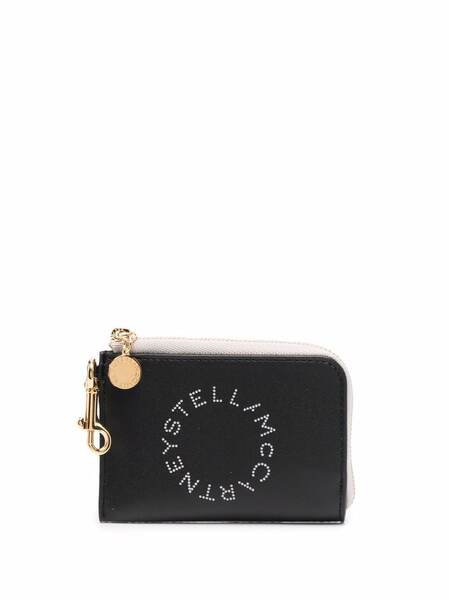  Stella Mccartney Logo Coin Zip-pouch - Black 