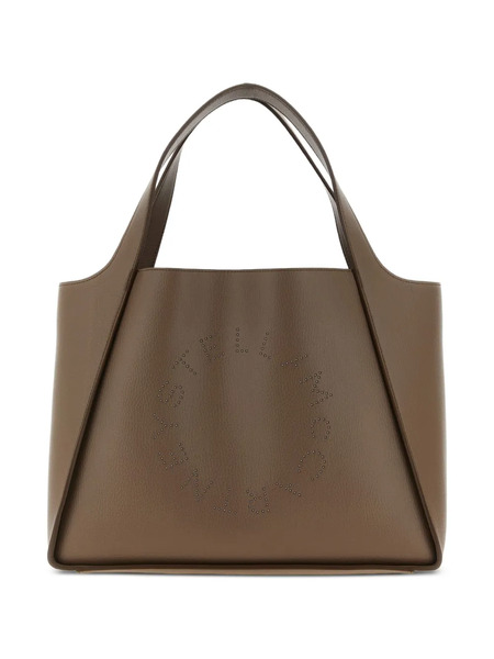  Stella Mccartney Logo-embellished Tote Bag - Brown 