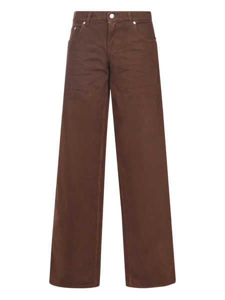  Stella Mccartney Logo-patch Jeans - Brown 