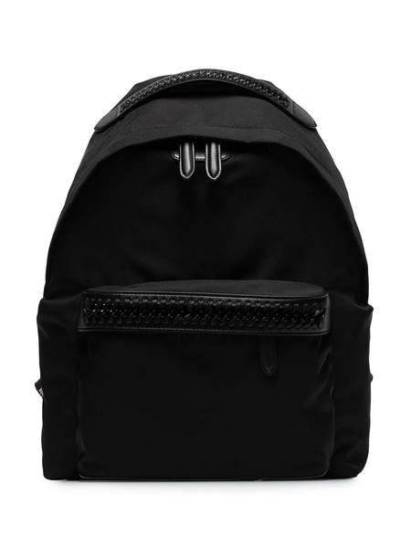  Stella Mccartney Logo Strap Backpack - Black 