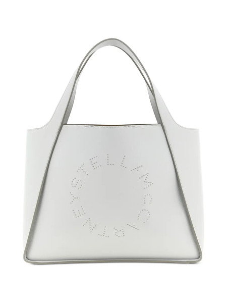  Stella Mccartney Logo-studded Tote Bag - Grey 