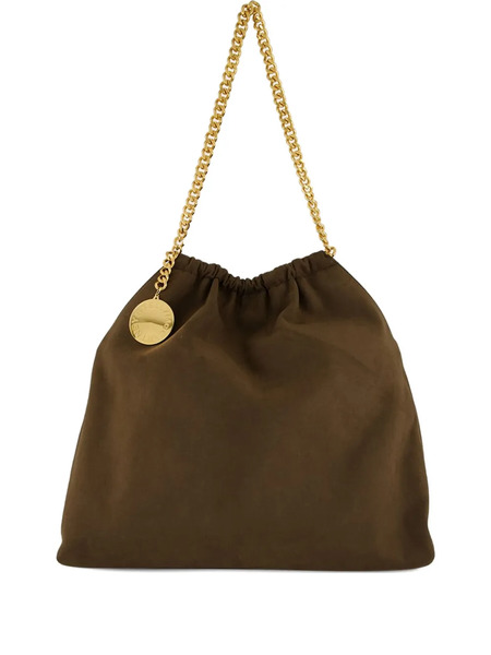  Stella Mccartney Medium Falabella Chain Drawstring Shoulder Bag - Brown 