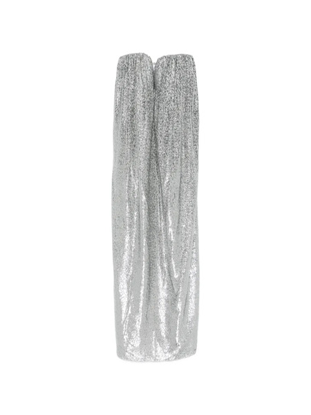  Stella Mccartney Metallic-effect Maxi Dress - Silver 