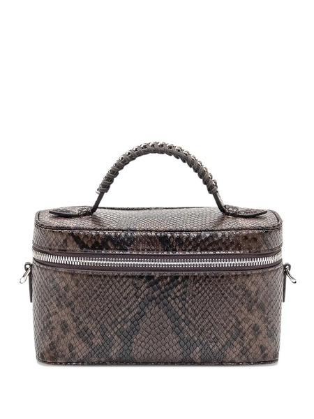  Stella Mccartney Mini Embossed Cross-body Bag - Brown 