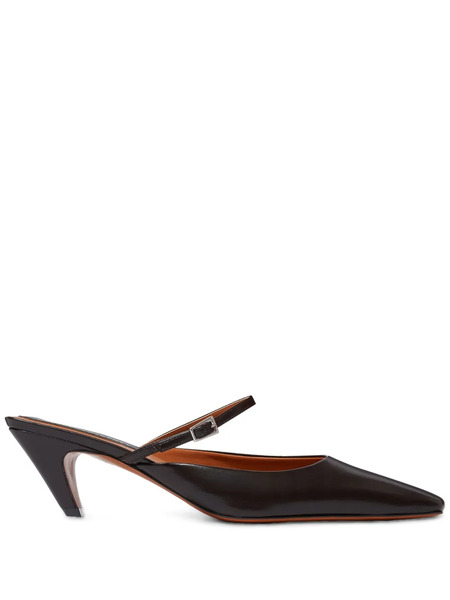  Stella Mccartney 90mm Square-toe Mules - Black 