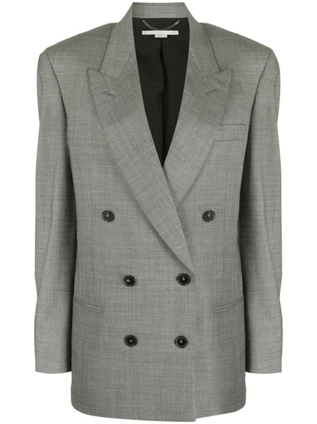  Stella Mccartney Peak-lapels Double-breasted Blazer - Black 