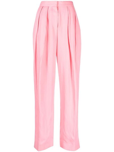  Stella Mccartney Pleated Wide-leg Trousers - Pink 