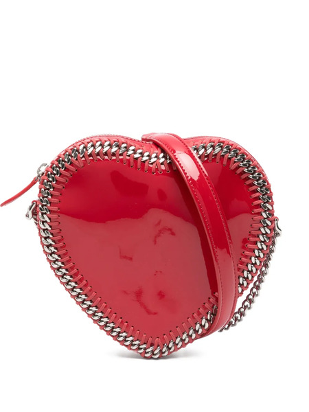  Stella Mccartney Pre-owned Falabella Heart-shaped Chain Crossbody Bag - Red 