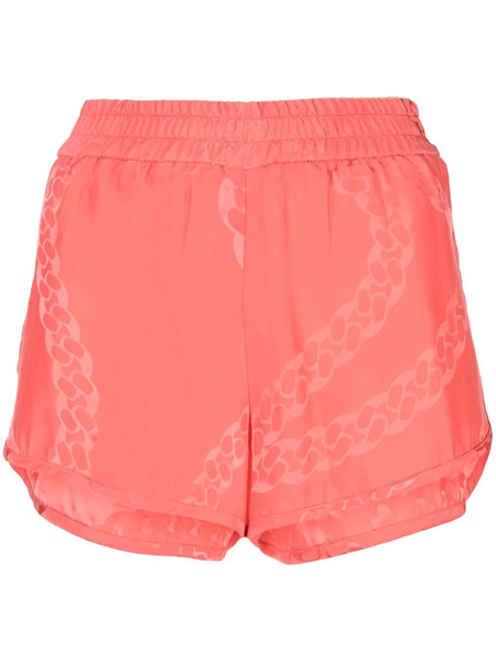  Stella Mccartney Print Silk Shorts - Pink 