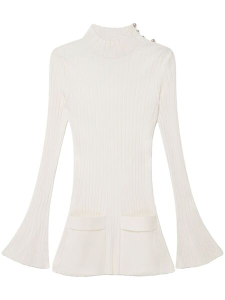  Stella Mccartney Ribbed Sweater - White 