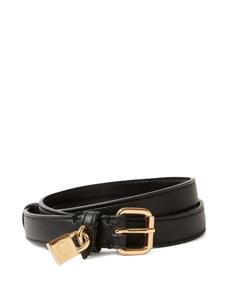  Stella Mccartney Ryder Padlock Buckle Belt - Black 