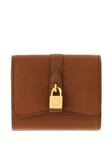  Stella Mccartney Ryder Padlock Wallet - Brown 