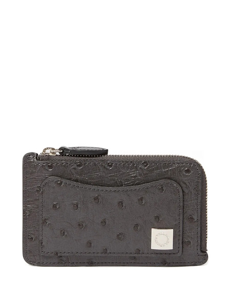  Stella Mccartney Ryder Zip Textured Wallet - Grey 