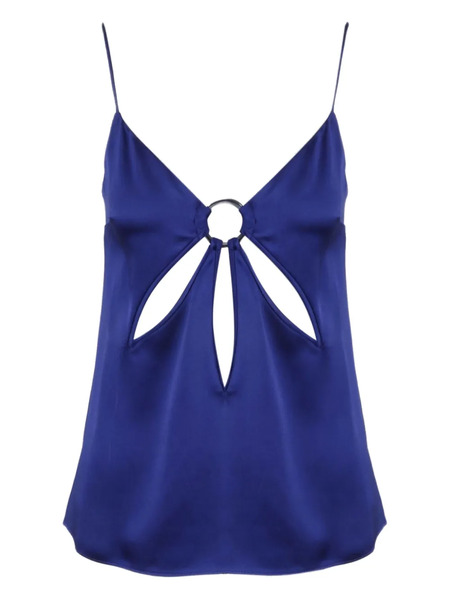  Stella Mccartney Satin Top - Blue 
