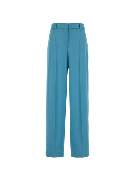  Stella Mccartney Satin Wide-leg Trousers - Blue 