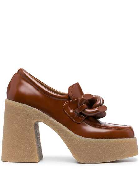  Stella Mccartney Skyla 110mm Square-toe Pumps - Brown 