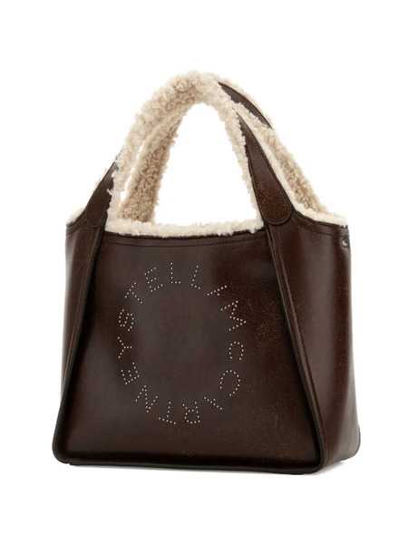  Stella Mccartney Small Logo-detail Tote Bag - Brown 