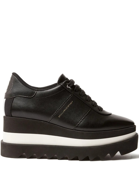  Stella Mccartney Sneak-elyse Platform Sneakers - Black 
