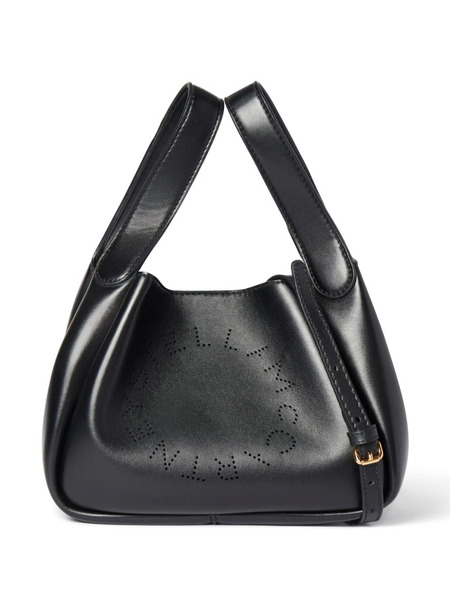  Stella Mccartney Stella Logo Faux-leather Tote Bag - Black 
