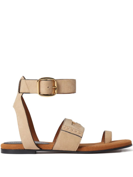  Stella Mccartney Suede Sandals - Neutrals 