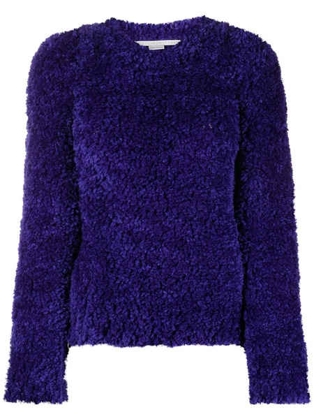  Stella Mccartney Textured Cropped Jumper - Purple 