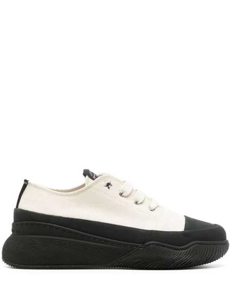  Stella Mccartney Two-tone Platform Sneakers - Neutrals 