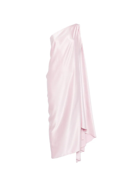  Stephan Janson Draped One-shoulder Dress - Pink 
