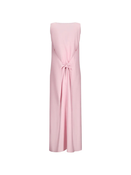  Stephan Janson Knot Detail Midi Dress - Pink 