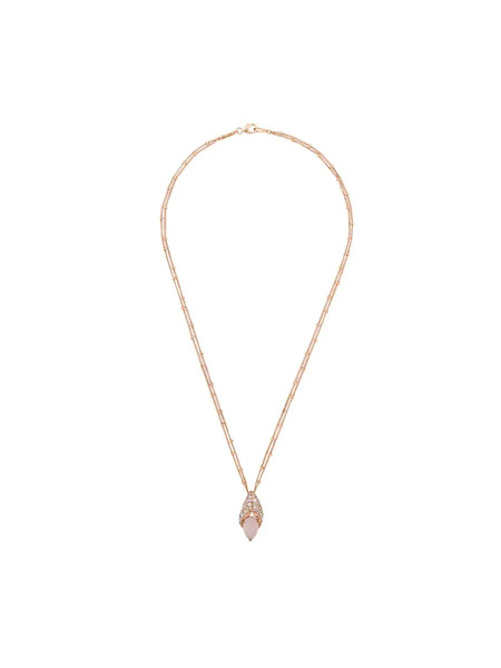  Stephen Webster 18kt Gold Crab Pincer Necklace - Pink 