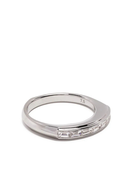  Stephen Webster 18kt White Gold Stack Diamond Ring - Silver 