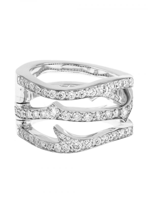  Stephen Webster 18kt White Gold Thorn Convertible Diamond Ring - Silver 