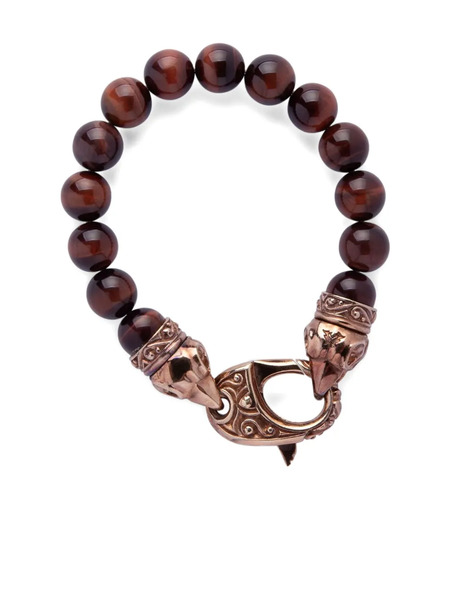  Stephen Webster Sterling Silver Skull Bracelet - Brown 