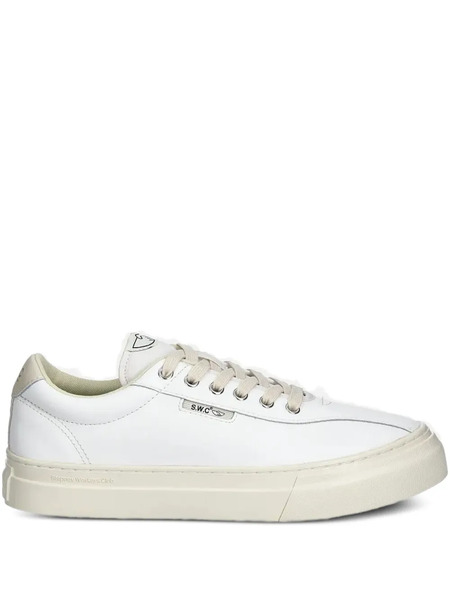  Stepney Workers Club Leather Lace-up Sneakers - White 