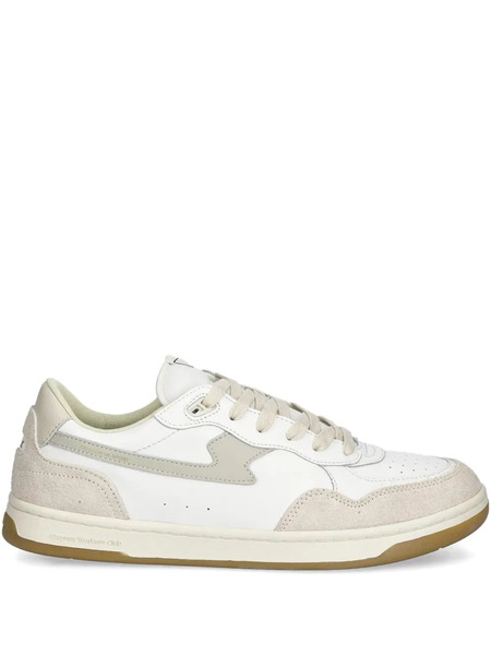  Stepney Workers Club Leather Suede Low-top Sneakers - White 