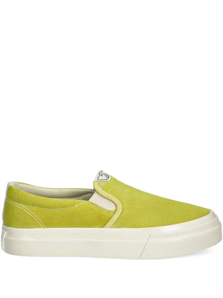 Stepney Workers Club Logo-patch Slip-on Sneakers - Green 