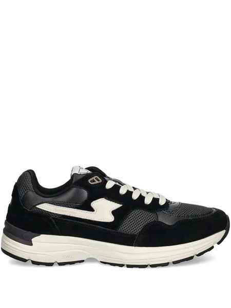  Stepney Workers Club Mesh-panelled Running Shoes - Black 