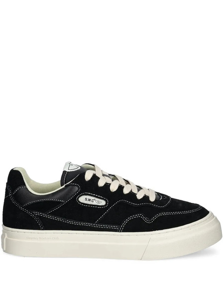  Stepney Workers Club Suede Leather Sneakers - Black 