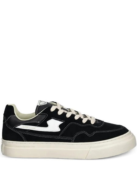  Stepney Workers Club Suede Leather Sneakers - Black 