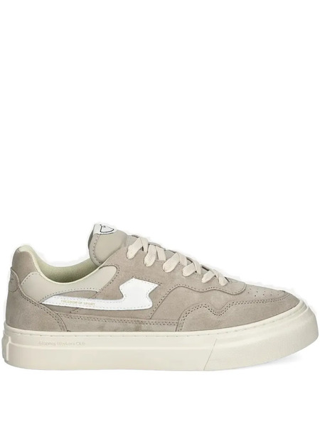  Stepney Workers Club Suede Leather Sneakers - Grey 