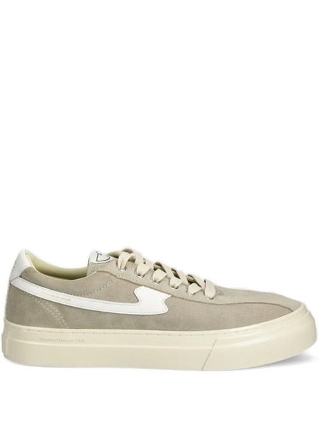  Stepney Workers Club Suede Leather Stripe Sneakers - Grey 