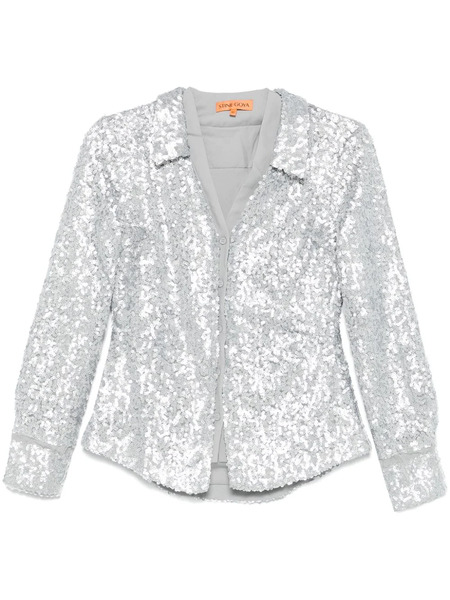  Stine Goya Double Collar Shirt - Grey 