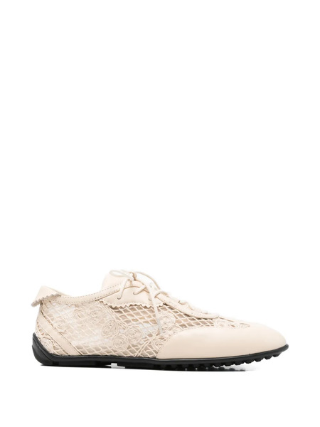  Stine Goya Lace-detail Sneakers - Neutrals 
