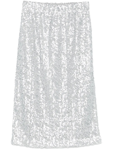  Stine Goya Sequin Embellished Midi Skirt - Grey 