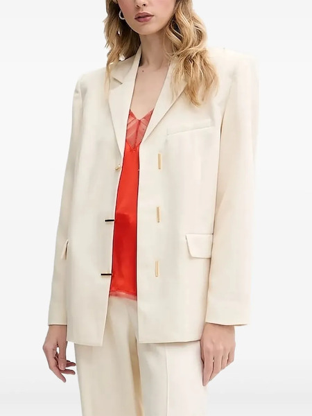  Stine Goya Split-sleeve Blazer - White 