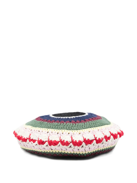  Stine Goya Striped Beret - Blue 